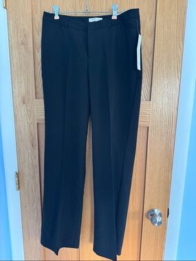 Coldwater Creek Black Bootcut-Leg Dress Trousers